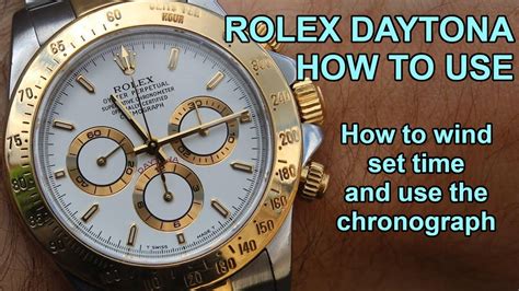 Rolex watch settings